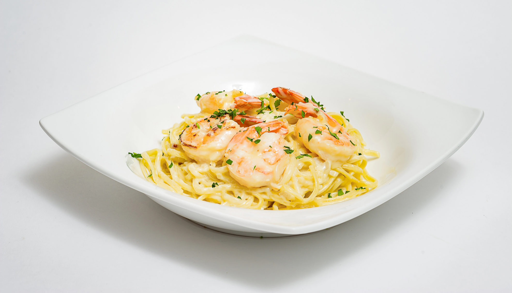 Shrimp Alfredo My Place Bar & Grill